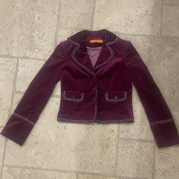 Cynthia Steffe Velvet Blazer - Picture 2 of 3